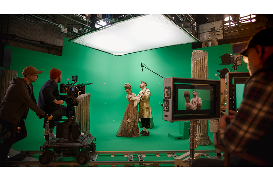VFX等を活用したドラマ制作現場での使用イメージ