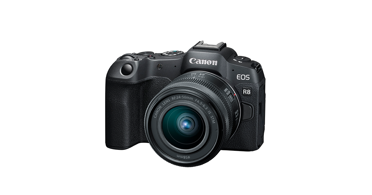 ミラーレスカメラ“EOS R8”と“RF24-50mm F4.5-6.3 IS STM”を発売｜キヤノンMJグループ